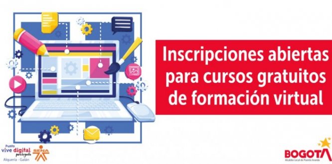 Aprovecha tu tiempo en casa e inscríbete en los cursos gratuitos de formación virtual