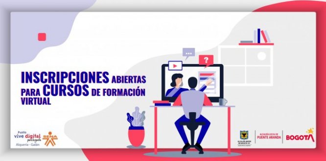 Inscríbete en los cursos gratuitos de formación virtual