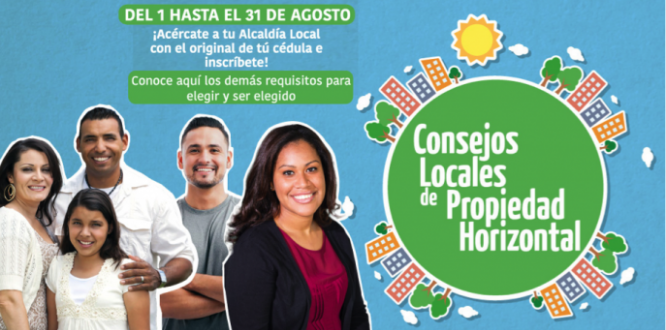 CONVOCATORIA PARA CONFORMAR LOS CONSEJOS LOCALES DE PROPIEDAD HORIZONTAL