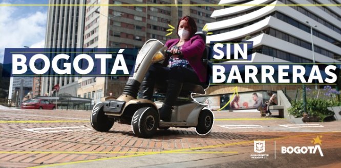 Ayúdanos a construir una Bogotá sin barreras para las personas con discapacidad
