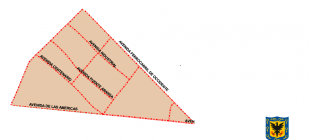 Mapa UPZ 111 Puente Aranda