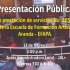 Presentación pública de la ejecución de la Escuela de Formación Artística de Puente Aranda - EFAPA