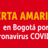 Alerta Amarilla en Bogotá por coronavirus COVID-19