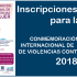 CONMEMORACIÓN DÍA DE ELIMINACIÓN DE VIOLENCIAS CONTRA LA MUJER