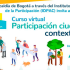 Inscríbase al proceso de formación virtual en "Participación ciudadana en contextos locales"