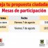 horarios mesas de participación