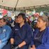 Comunidad en junta de seguridad
