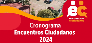 cronograma de los Encuentros Ciudadanos 2024 de Puente Aranda