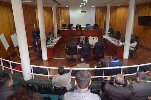 Presentación de las ponencias del Reglamento Interno de la Junta Administradora Local