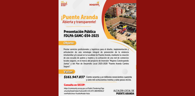 Presentación Pública FDLPA-SAMC-034-2025