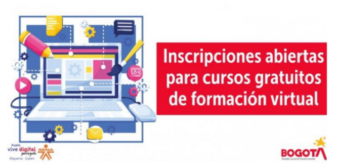 Inscríbete en los cursos gratuitos de formación virtual 