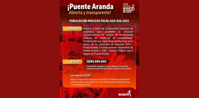 PUBLICACIÓN PROCESO FDLPA-SASI-026-2025