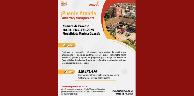 Proceso FDLPA-IPMC-051-2025 Modalidad: Mínima Cuantía