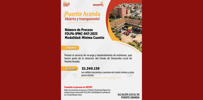 Proceso FDLPA-IPMC-047-2025 Modalidad: Mínima Cuantía