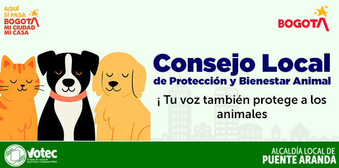 Puente Aranda abre inscripciones para conformar el Consejo Local de Protección y Bienestar Animal Puente Aranda abre inscripciones para conformar el Consejo Local de Protección y Bienestar Animal