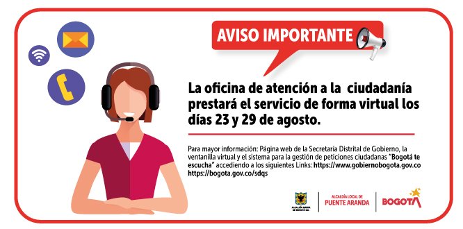 Aviso importante