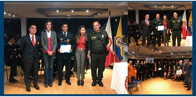 Alcaldía Local de Puente Aranda reconoce la labor de 60 funcionarios del Cuerpo Oficial de Bomberos de Puente Aranda