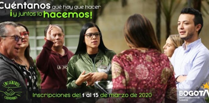 Convocatoria para participar en los Encuentros Ciudadanos de la localidad de Puente Aranda.