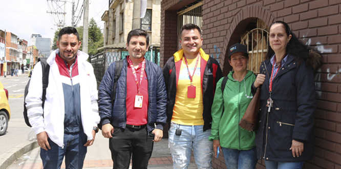 Jornada de sensibilización en zonas comerciales de Puente Aranda