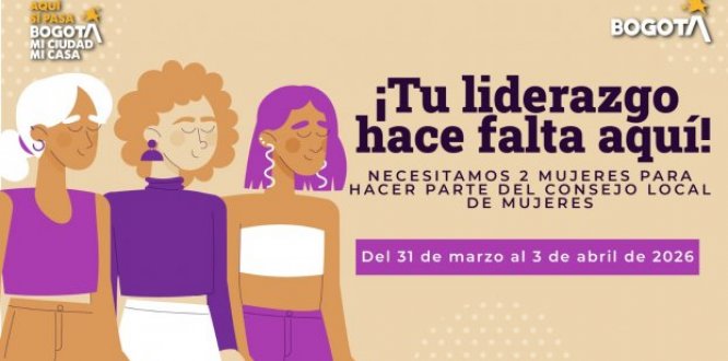 Convocatoria abierta para integrar el Consejo Local de Mujeres en Puente Aranda