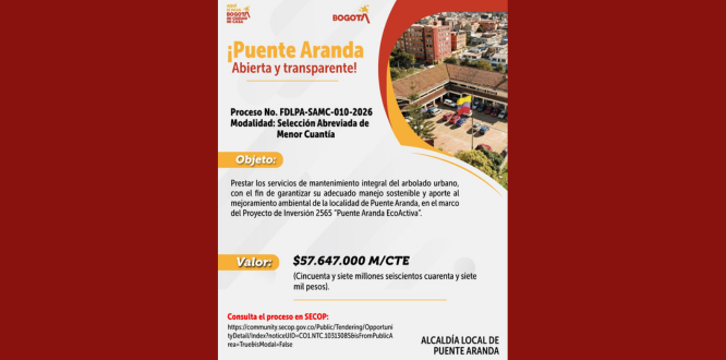 proceso No. FDLPA-SAMC-010-2026, Modalidad: Selección Abreviada de Menor Cuantía. proceso No. FDLPA-SAMC-010-2026, Modalidad: Selección Abreviada de Menor Cuantía.