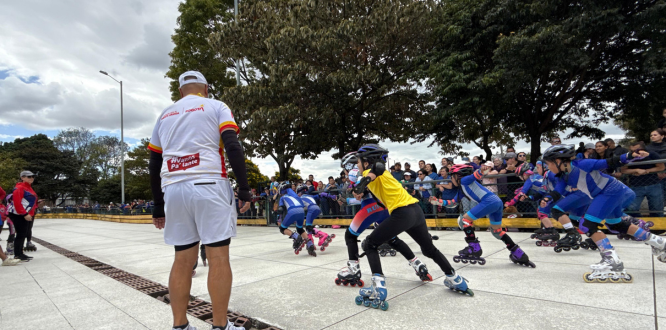 niños y jóvenes brillaron en intercambio de patinaje.