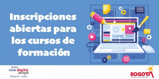 Inscríbase a los cursos de formación de los puntos Vive Digital