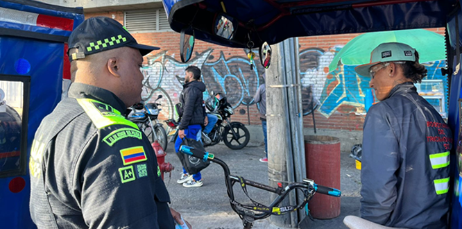 Registro a Bicitaxistas en el barrio Remanso Sur