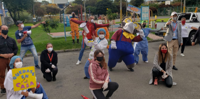 Puente Aranda recibió con alegría  la ‘Caravana del Autocuidado’ del IDPAC