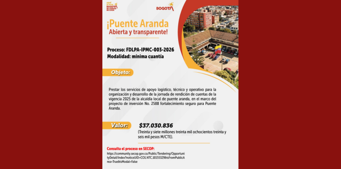 Proceso No. FDLPA-IPMC-003-2026 Modalidad: mínima cuantía