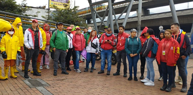 Autoridades realizaron importante intervención entre las localidades de Mártires y Puente Aranda