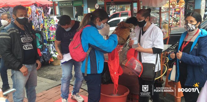 Entrega elementos de bioseguridad Entrega elementos de bioseguridad