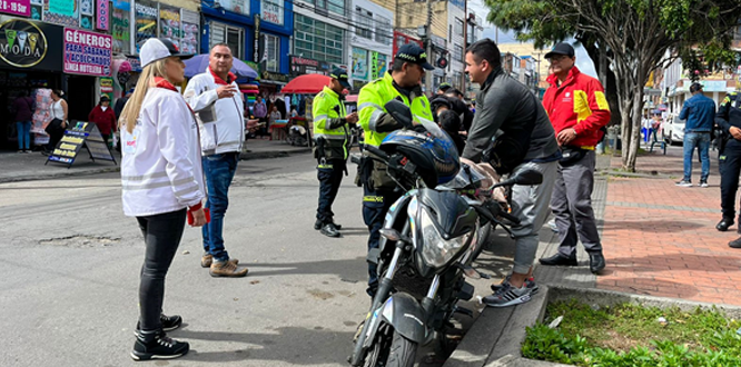 Comando situacional y sensibilización sobre prevención del hurto en la Alquería