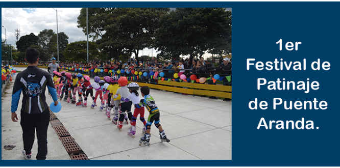 Alcaldía Local realizó el Primer Festival de  Patinaje Puente Aranda