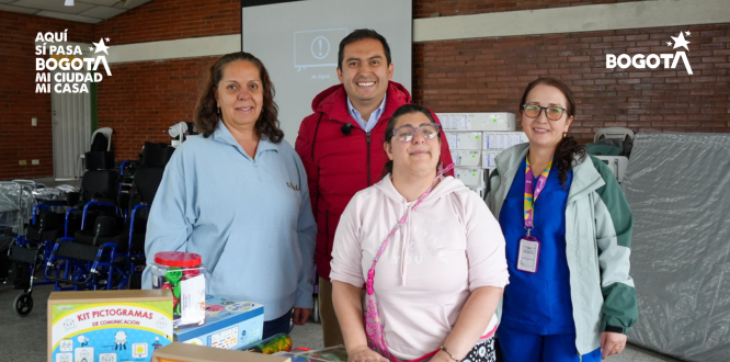Puente Aranda fortalece la inclusión con la entrega de ayudas técnicas para personas con discapacidad