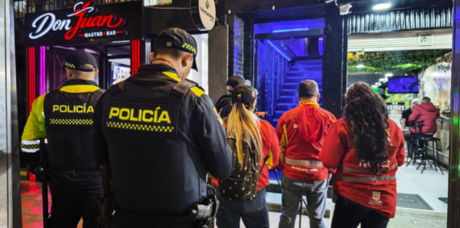 Operativo contra el ruido en Puente Aranda dejó cierres, comparendos y sanciones