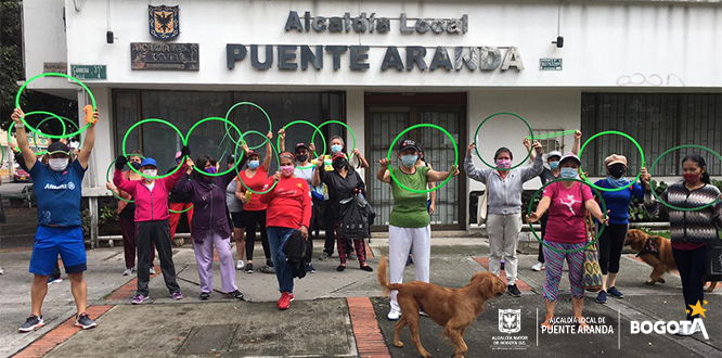 Participantes programa Puente Aranda Activa