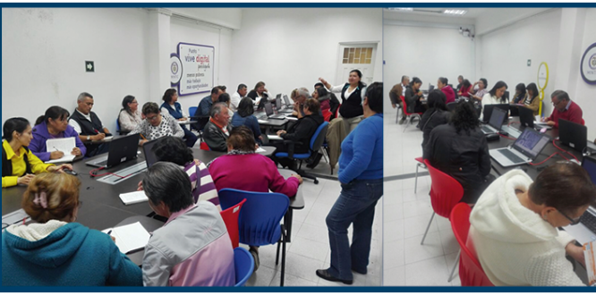 Progreso en los Puntos Vive Digital de Puente Aranda