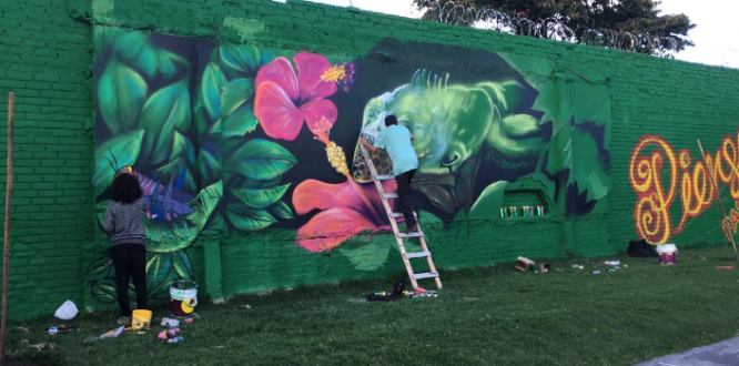 El arte urbano se tomó a la localidad de Puente Aranda El arte urbano se tomó a la localidad de Puente Aranda