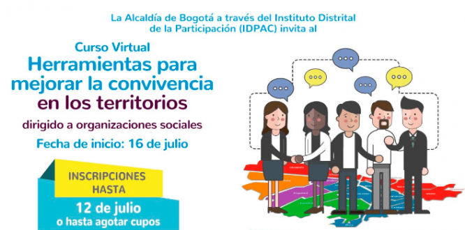 Inscríbete en el curso virtual ¨Herramientas para Mejorar la Convivencia en los Territorios¨ Inscríbete en el curso virtual ¨Herramientas para Mejorar la Convivencia en los Territorios¨