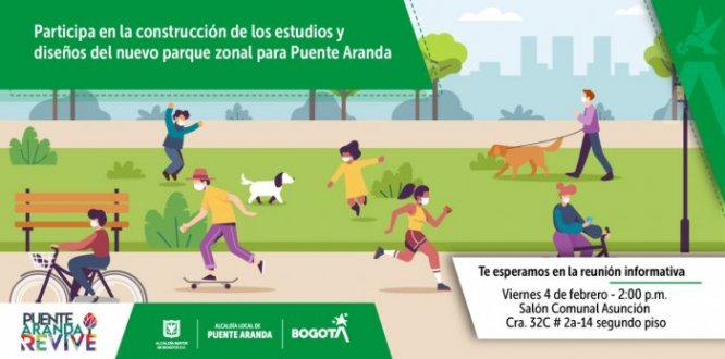 nuevo parque zonal de Puente Aranda