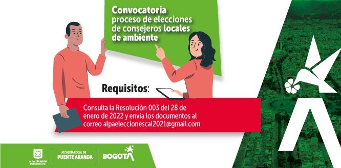 Convocatoria Proceso de Elección de Consejeros Locales de Ambiente