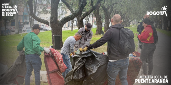 Acciones articuladas fortalecen la seguridad y recuperan el espacio público en Puente Aranda