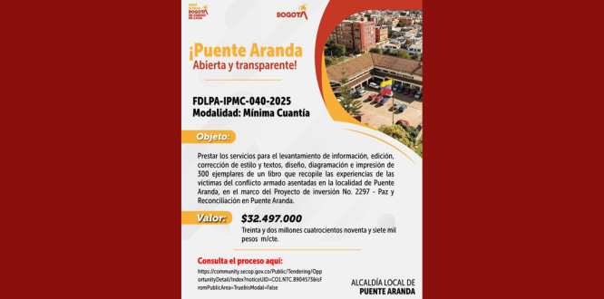 ​Proceso FDLPA-IPMC-040-2025 Modalidad: Mínima Cuantía