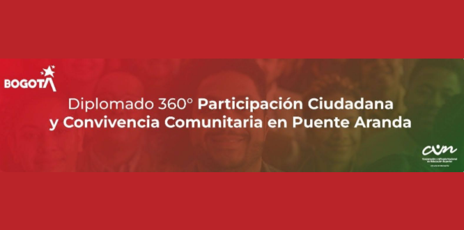 Puente Aranda invita a inscribirse al Diplomado 360° en Participación Ciudadana