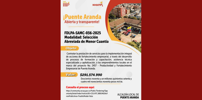 FDLPA-SAMC-036-2025 Selección Abreviada de Menor Cuantía.