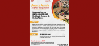 Proceso FDLPA-CMA-052-2025 Modalidad: Concurso de Méritos Abierto