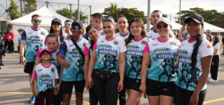 En Puente Aranda se realizó la primera carrera contra el delito del secuestro y la extorsión