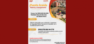 Proceso No. FDLPA-SASI-016-2026 Modalidad: Selección Abreviada por Subasta Inversa.