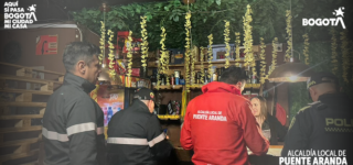 Alcaldía Local y Policía refuerzan el control en Puente Aranda: cuatro cierres durante jornada de seguridad